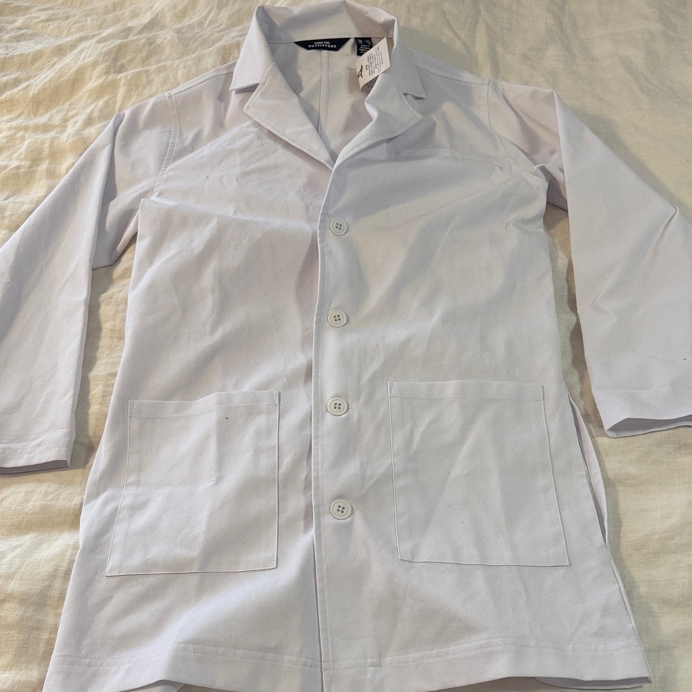 Lands End lab coat, womens XS, NWT